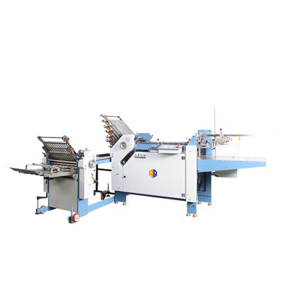 380V Gear Driving Mesin Lipat Kertas Komersial Lebar 360mm