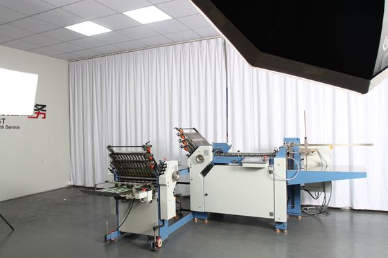 Cross Fold Mesin Lipat Kertas Otomatis 380V Untuk Pembuatan Buklet