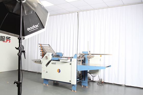 Mesin Lipat Kertas A3 Industri 480mm Dengan 12 Plat Gesper