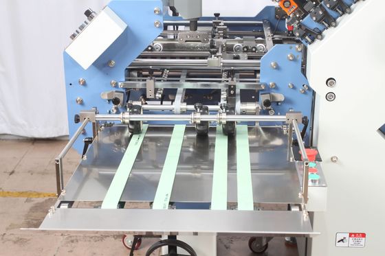 Mesin Folder Pisau Lipat Silang Otomatis Dengan 6 Gesper Plat