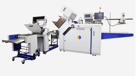 Menghemat tenaga kerja Mesin Lipat Kertas Format Besar Lebar 600mm 380V/220V