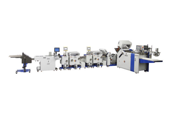 4.2KW Mesin Lipat Leaflet Farmasi Format Besar Dengan Belt Driving 300gsm