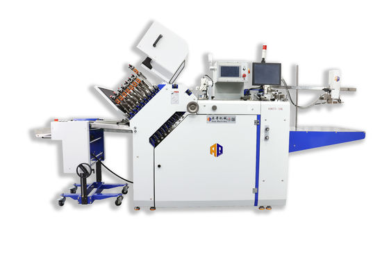 Mesin Lipat Kertas Selebaran Farmasi 600mm Dengan Inspeksi Kamera CCD