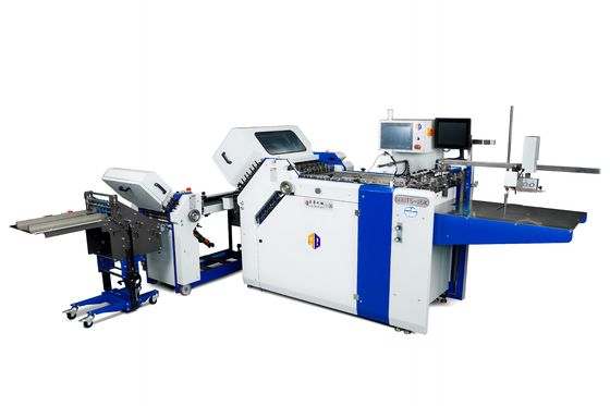 480 * 1000mm Format sabuk Mengemudi Mesin Lipat Kertas Besar A3 & A4 Untuk Selebaran