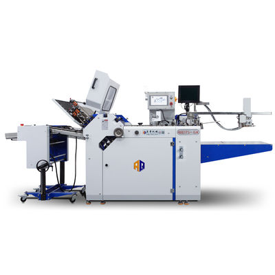 Mesin Lipat Kertas Format Besar Otomatis Belting Driving Pharma Leaflet 220m/Min