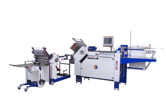 Lebar 480mm Mesin Lipat Kertas A3 untuk Manual Instruksi Farmasi